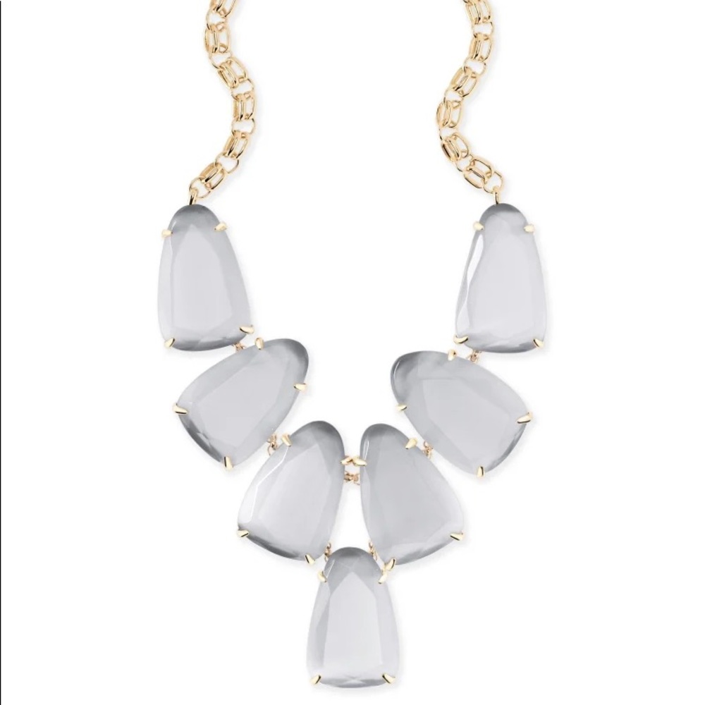 Kendra Scott Harlow Statement Necklace in Slate
